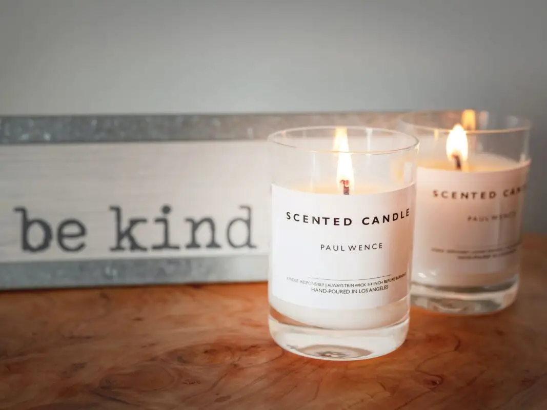 soy wax - scented candles